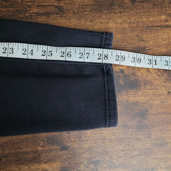 Kut from the Kloth Jeans 16 S High Rise Toothpick Skinny Black Wash Stretch Deni - Picture 9 of 10